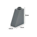 30pcs 60481 2x1x2 Brick Slope 65° Educational Building Block Bricks Toy DIY | The Drift Art Co. 4