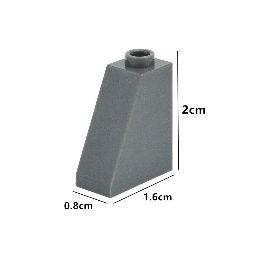 30pcs 60481 2x1x2 Brick Slope 65° Educational Building Block Bricks Toy DIY | The Drift Art Co. 4