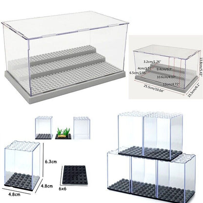 Acrylic Dustproof Box Display Cabinet Part for Lego Sets Building Block Sets DIY