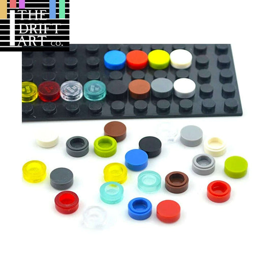 450pcs Round 1x1 Flat Studs 98138 for Lego MOC Building Blocks Brick Toy DIY