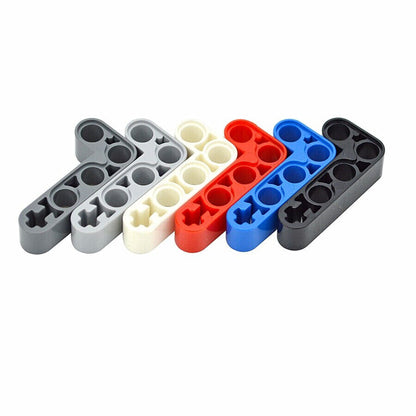 10pcs 2x4 L-Shape Arm Liftarm 32140 Parts for Lego Kit Building Block Sets