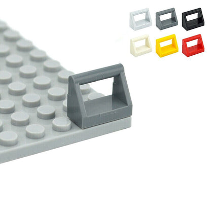 50pcs 1x2 Top plate with handle 2432 MOC for LEGO Brick Building Blocks Sets