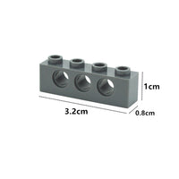 20pc Technic Part for 1x4 w/ 3 Hole 3701 Perforated Beam for LEGO Building Block | The Drift Art Co. 3