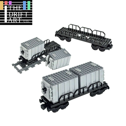 City Railway Train Frieght Container 92088 for Lego Building Blocks Bricks DIY