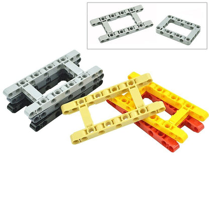 4pc Technic Liftarm Frame Hole 64178 5x11 5x7 for Lego Kits Building Blocks Sets