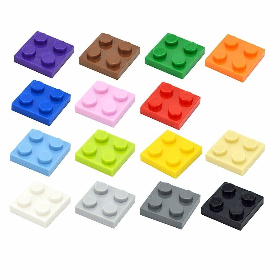 85pcs Thin 2x2 Dots 3022 DIY for Lego Kits Wall bricks Building Blocks Set