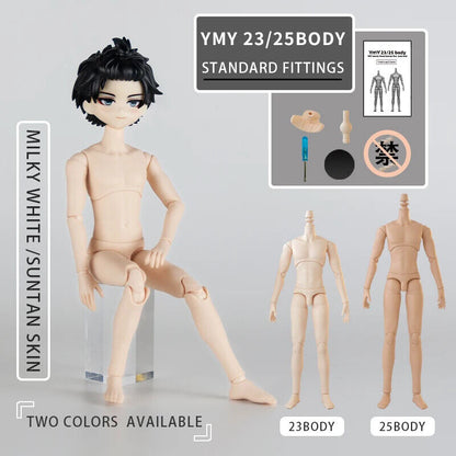 Body - 23/25 YMY body suitable For GSC Head BJD OB Obitsu 11 22 23 Ymy Toy Doll