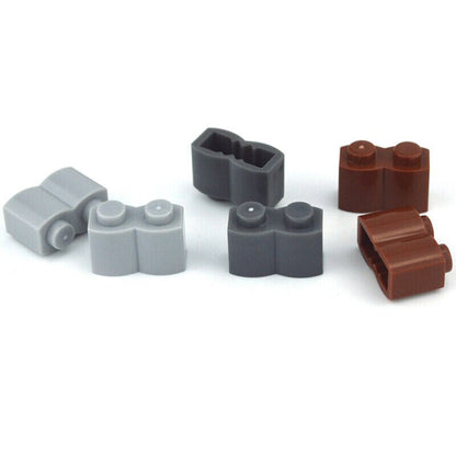 40-70pcs 30136 1x2 1x4 with Wave Parts for Lego Kits Bricks Building Block Sets