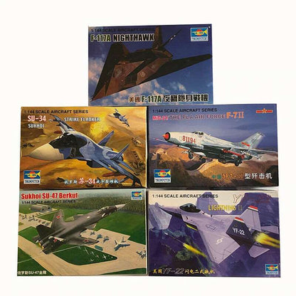 1/144 China Russia USA Military Fighter Plane Assemble Kit Model Aircraft Toy - The Drift Art Co.