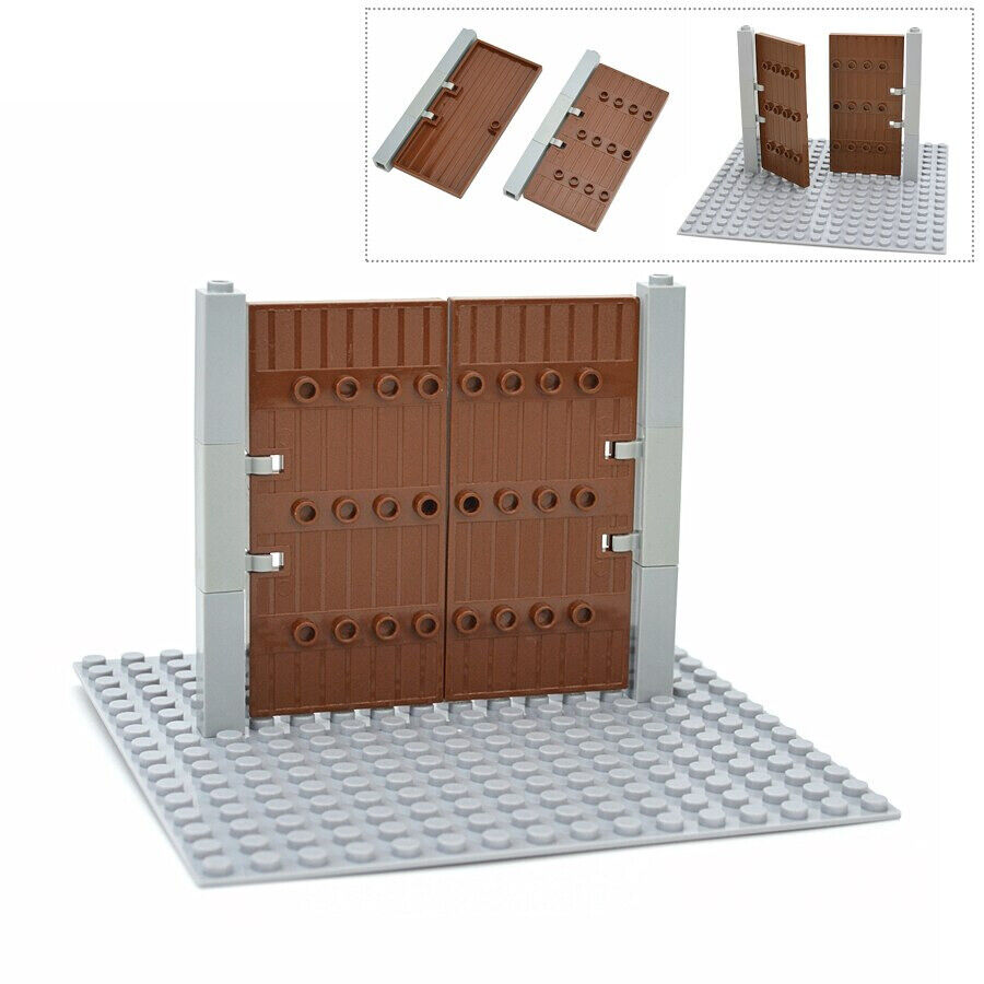 Gate Door 2400 87601 1x5x10 Parts for Lego Building Block Sets DIY