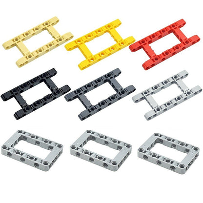 4pc Technic Liftarm Frame Hole 64178 5x11 5x7 for Lego Kits Building Blocks Sets