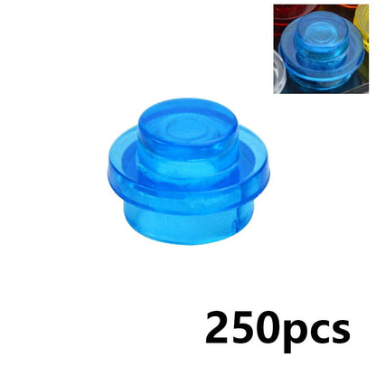 250pcs Round 1x1 Dot 4073 6141 15570 for Lego MOC Building Blocks Brick Toy DIY