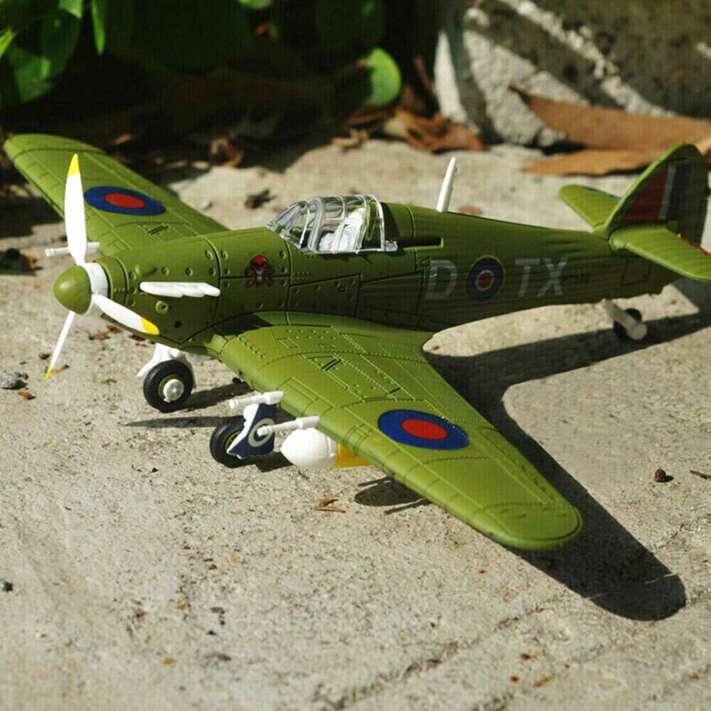 1pc 1/48 Scale British Hurricane Fighter Aircraft Plane Assembly Kit Model Toy - The Drift Art Co.