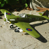 1pc 1/48 Scale British Hurricane Fighter Aircraft Plane Assembly Kit Model Toy | The Drift Art Co. 3