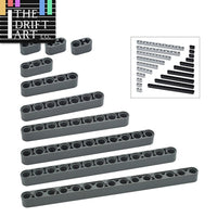 40pcs 1x2 1x5 1x7 1x9 Technic for Lego Kit Liftarm Beam Building Block Brick Set | The Drift Art Co. 1