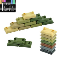 33pcs Sandbags War Swat Army WW2 Weapon Soldier Figures Building Blocks Toy DIY - Minifigure -  - The Drift Art Co.