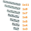 35pcs Tech Parts for Lego Kits beam Studless Liftarm Crane Building Blocks Sets - Bricks & Blocks -  - The Drift Art Co.