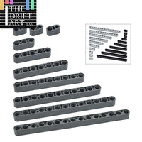 40pcs 1x2 1x5 1x7 1x9 Technic for Lego Kit Liftarm Beam Building Block Brick Set - TECHNIC Beam -  - The Drift Art Co.