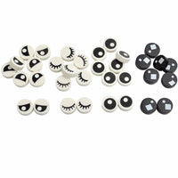 40pcs 98138 Part 1x1 Tile Round Eyelash Pupile For Lego Building Blocks Sets DIY - Bricks & Blocks -  - The Drift Art Co.