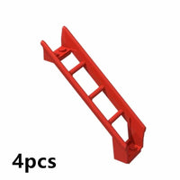 4pc Roller Coaster Rail Bow Slope w Shaft for Lego Kit Building Blocks Brick Set - LEGO (R) Complete Sets & Packs -  - The Drift Art Co.