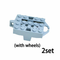 4pc Roller Coaster Rail Bow Slope w Shaft for Lego Kit Building Blocks Brick Set - LEGO (R) Complete Sets & Packs -  - The Drift Art Co.