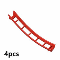 4pc Roller Coaster Rail Bow Slope w Shaft for Lego Kit Building Blocks Brick Set - LEGO (R) Complete Sets & Packs -  - The Drift Art Co.
