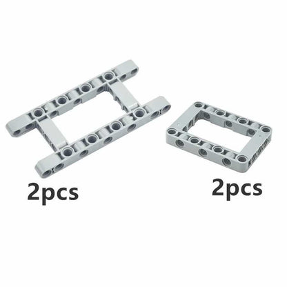 4pc Technic Liftarm Frame Hole 64178 5x11 5x7 for Lego Kits Building Blocks Sets -  - The Drift Art Co.