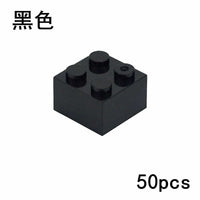 50pcs 2x2 Thick Brick 3003 Educational Building Block Bricks Toy DIY - 18 Colors - Minifigure -  - The Drift Art Co.