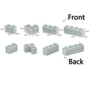50pcs MOC Parts for Lego Kits 1x4 Dot 15533 Wall bricks Building Blocks Sets DIY - Bricks & Blocks -  - The Drift Art Co.