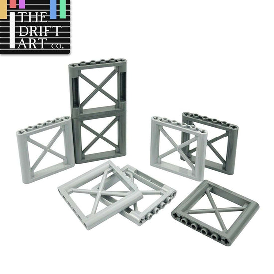 Marco de soporte de puntos de 6 x 6, 10 piezas, pared 64448 para juegos de Lego, juegos de bloques de construcción, bricolaje