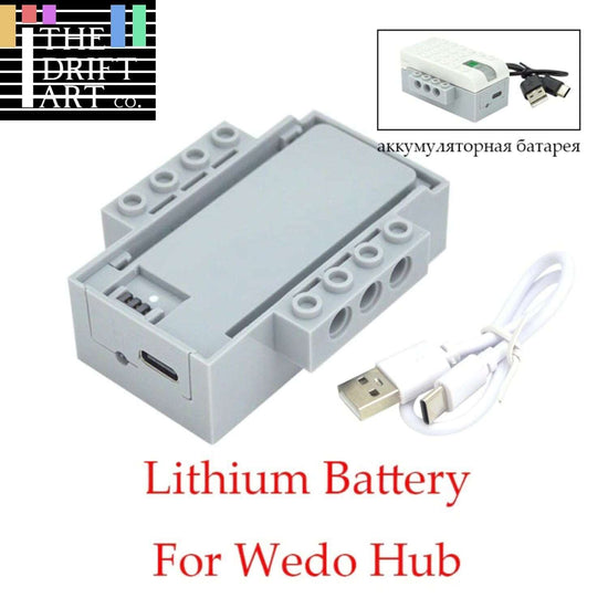 Batterie Wedo 45300 M Moteur Moyeu Pièces techniques pour kits Lego Ensemble de blocs de construction