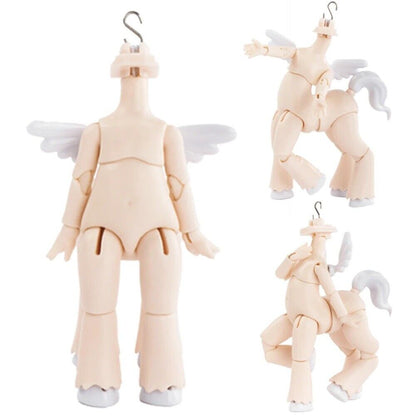 Body - Animal Pony Body Wings For Nendoroids GSC Head BJD OB Obitsu 11 Ymy Doll -  - The Drift Art Co.