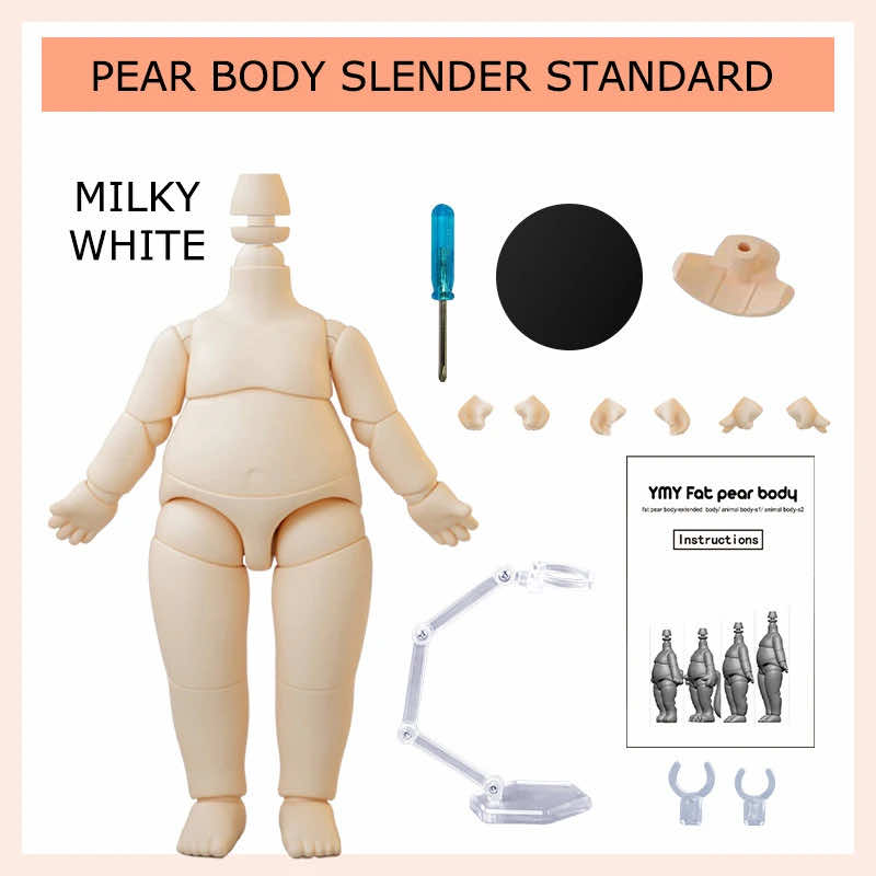 Body - Animal pear w Tail YMY suitable For GSC Head BJD OB 11 Toy Doll -  - The Drift Art Co.