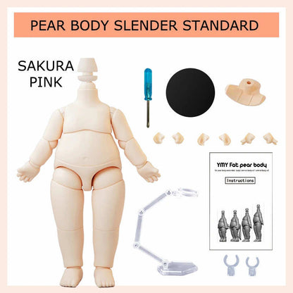 Body - Animal pear w Tail YMY suitable For GSC Head BJD OB 11 Toy Doll -  - The Drift Art Co.