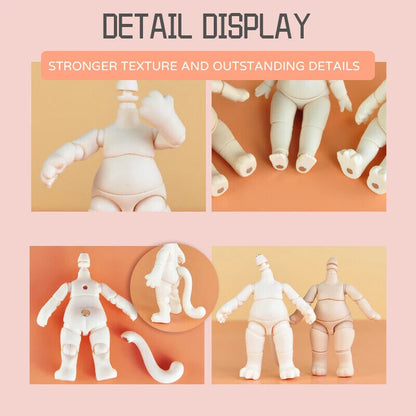 Body - Animal pear w Tail YMY suitable For GSC Head BJD OB 11 Toy Doll -  - The Drift Art Co.