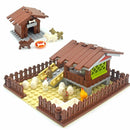Chicken kennel Pigpen Animal Garden Plant for Lego Sets Building Blocks Sets DIY - Bricks & Blocks -  - The Drift Art Co.