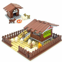Chicken kennel Pigpen Animal Garden Plant for Lego Sets Building Blocks Sets DIY - Bricks & Blocks -  - The Drift Art Co.