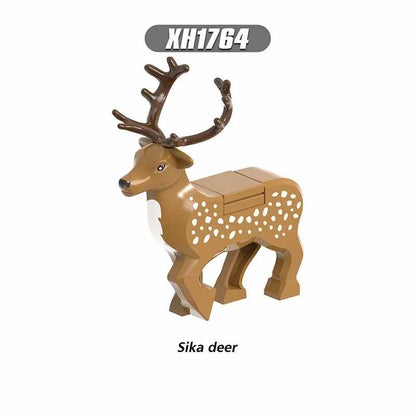 Christmas Animals Elk Reindeer Deer for Lego Sets Building Blocks Brick Sets DIY -  - The Drift Art Co.