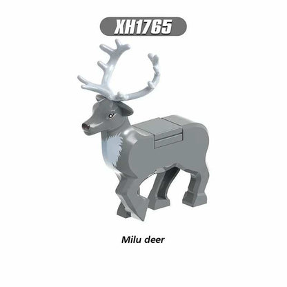 Christmas Animals Elk Reindeer Deer for Lego Sets Building Blocks Brick Sets DIY -  - The Drift Art Co.