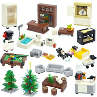 Christmas Tree Desk Dining Pool Table Sofa For Lego Sets Building Blocks Set DIY - LEGO (R) Bricks, Pieces & Parts -  - The Drift Art Co.