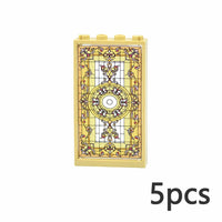 Church Window 57895 60596 1x4x6 House Parts for LEGO Sets Building Block Sets - Window -  - The Drift Art Co.