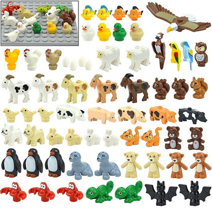 City Animals Zoo Dinosaur Shark Cat Dog Turtle for LEGO Building Blocks Sets DIY -  - The Drift Art Co.