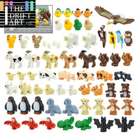 City Animals Zoo Dinosaur Shark Cat Dog Turtle for Sets Building Blocks Sets DIY - LEGO (R) Bricks, Pieces & Parts -  - The Drift Art Co.