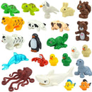City Animals Zoo Dinosaur Shark Cat Dog Turtle for Sets Building Blocks Sets DIY - LEGO (R) Bricks, Pieces & Parts -  - The Drift Art Co.