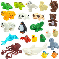 City Animals Zoo Dinosaur Shark Cat Dog Turtle for Sets Building Blocks Sets DIY - LEGO (R) Bricks, Pieces & Parts -  - The Drift Art Co.