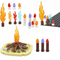 City Food Bonfire 7762 37775 Candle Flame part for Lego Sets Building Block Sets - Bricks & Blocks -  - The Drift Art Co.