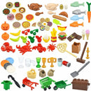 City Food Fish Apple Hot Dog Cake Pizza accessories for Lego Building Block Sets - Bricks & Blocks -  - The Drift Art Co.