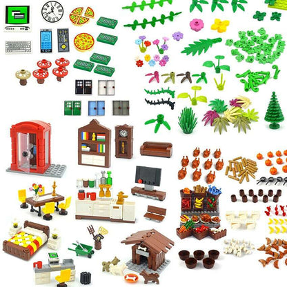 City Food Fruit Trees Box Flower Parts for Lego Sets Building Blocks Sets DIY -  - The Drift Art Co.