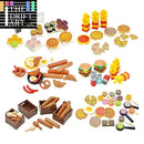 City Food Hamburger Fries Cake Chocolate Pizza  for Lego Building Blocks Set DIY - LEGO (R) Bricks, Pieces & Parts -  - The Drift Art Co.