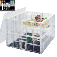 City Glass House Baseplate 2 Floors MOC Parts for Lego Building Block Sets DIY - LEGO (R) Bricks, Pieces & Parts -  - The Drift Art Co.